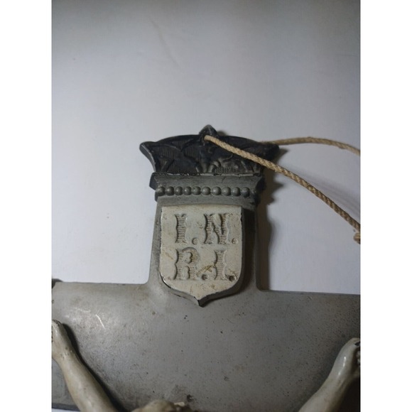 Vintage INRI Wall Cross Jesus Christianity Faith Spirituality Metalware Ornate - Picture 3 of 11